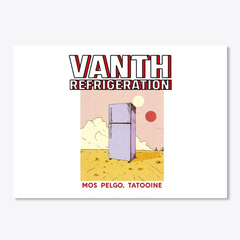 Vanth Refrigeration Stickers